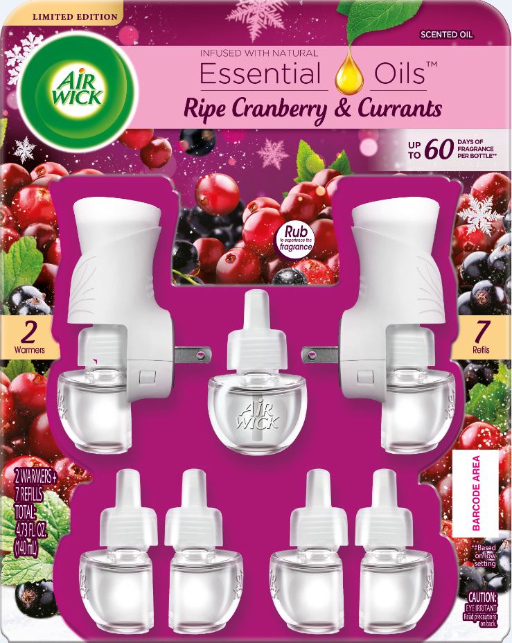 AIR WICK Scented Oil  Ripe Cranberries  Currants  Kit